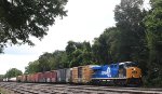 CSX 1976 leads M410 north to Selkirk, NY thru the yard